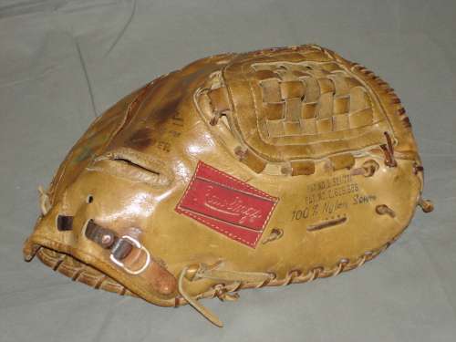 Mickey Mantle Rawlings XFB 19 Back